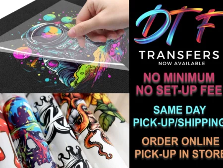 DTF Gang Sheet Online Builder DTF film type Silver