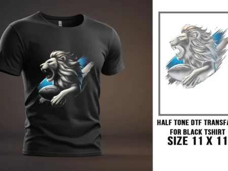 LION READY TO PRINT DTF TRANSFERS