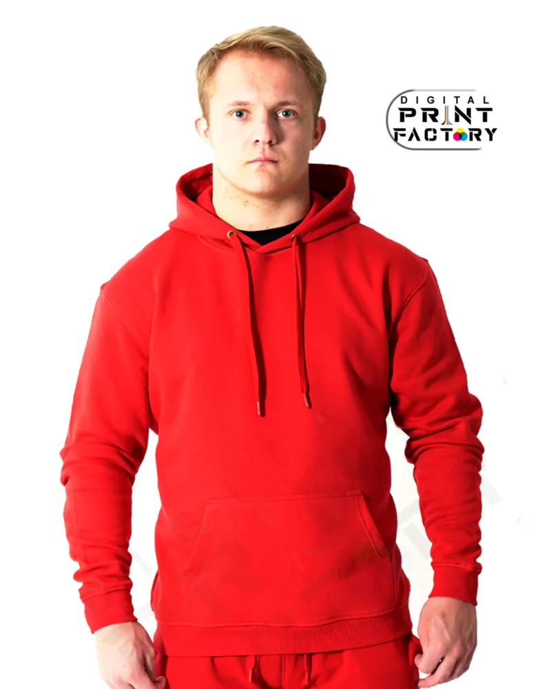 UBA Unisex 10oz Ecosmart 60/40 Pullover Hooded Sweatshirt. - Image 7
